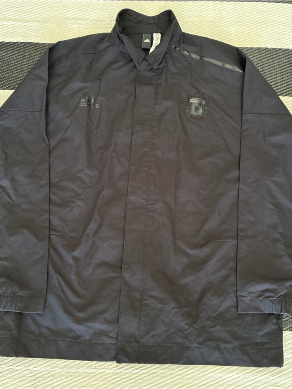 Adidas Men's Black Lightweight Argentina Jacket